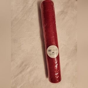 Holiday Red Poly Decorating Mesh roll